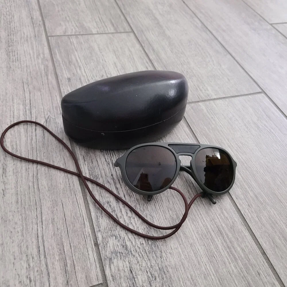 Vuarnet Ice Glacier Sunglasses Matte Green with Brown Lenses - Picture 3 of 13